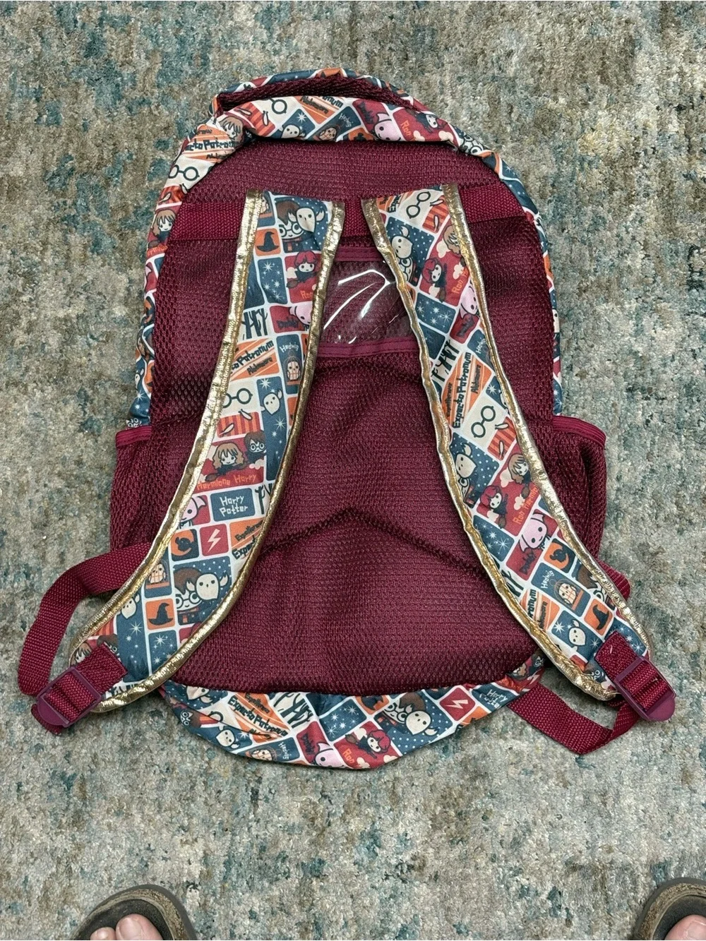 Harry Potter Hogwarts All-Over Print Backpack Chibi Characters